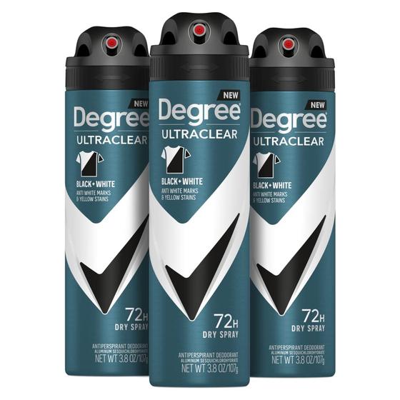 Imagem de Desodorante antitranspirante Dry Spray Degree Men 110 ml (pacote com 3)