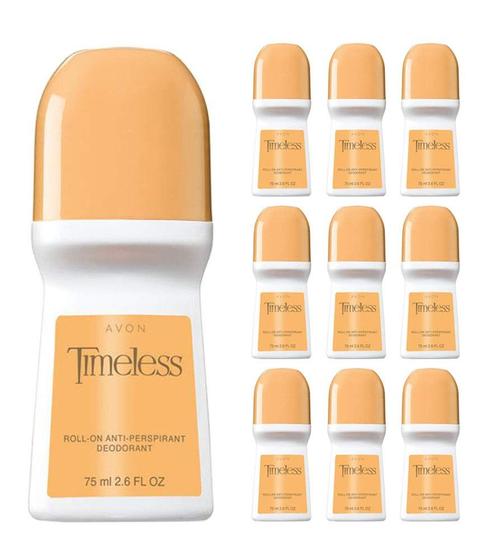 Imagem de Desodorante antitranspirante roll-on AVON Timeless 75 ml (pacote com 12)