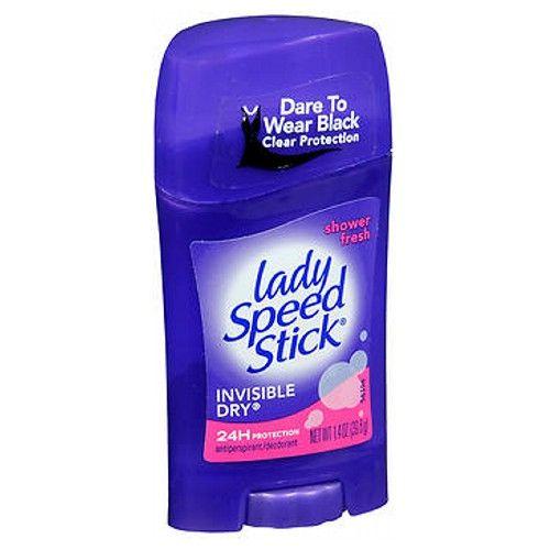 Imagem de Desodorante antitranspirante seco invisível Lady Speed Stick para banho fresco 1,4 oz por Lady Speed Stick (pacote com 2)