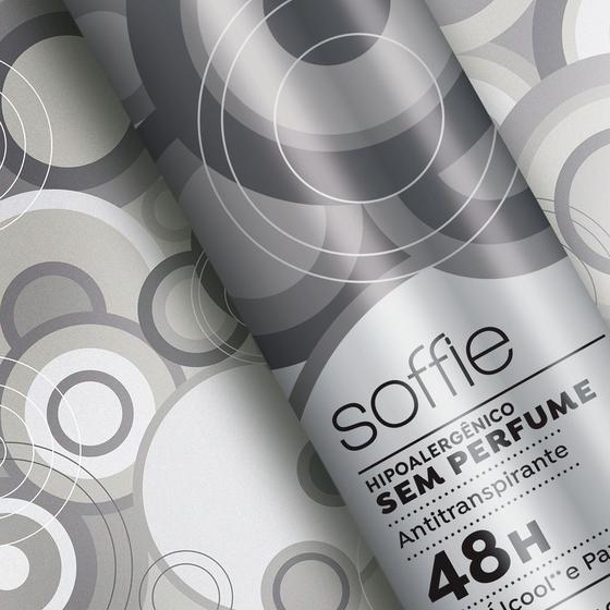 Desodorante Antitranspirante Soffie Sem Perfume Hipoalergênico Aerosol Menor preço em Desodorante Antitranspirante Soffie Sem Perfume Hipoalergênico Aerosol