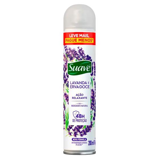 Imagem de Desodorante Antitranspirante Suave Lavanda e Erva Doce 200ml