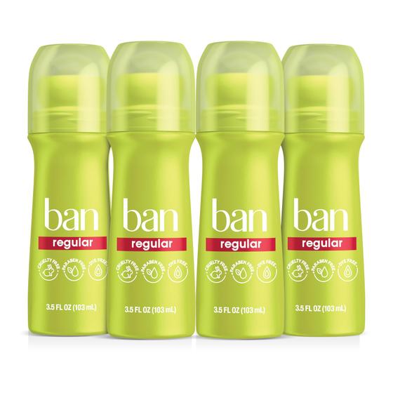 Imagem de Desodorante Ban Roll-On Regular 100ml - Pacote com 4 Unidades