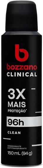 Imagem de Desodorante Bozzano Clinical Clean Aerosol Antitranspirante Masculino 150ml
