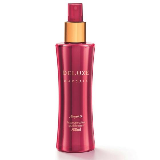 Imagem de Desodorante colônia splash feminina deluxe marsala jequiti 200ml