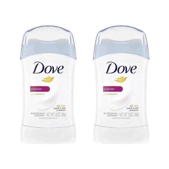 Imagem de Desodorante Creme Dove Fem Stick Powder 45G - Kit Com 2Un