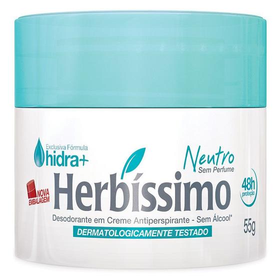 Imagem de Desodorante Creme Herbissimo Neutro 55G