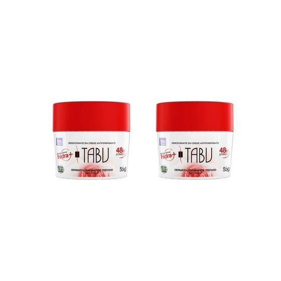 Imagem de Desodorante Creme Tabu 55G Tradicional - Kit Com 2Un