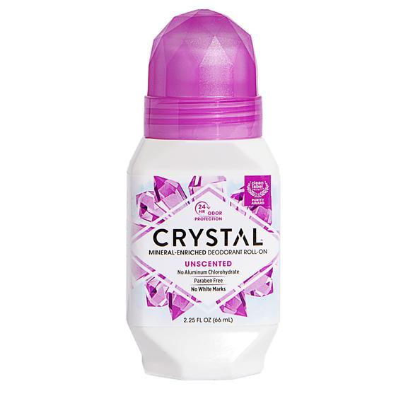 Imagem de Desodorante Cristal Mineral Roll-On Sem Perfume - 66ml - 24h de Proteção