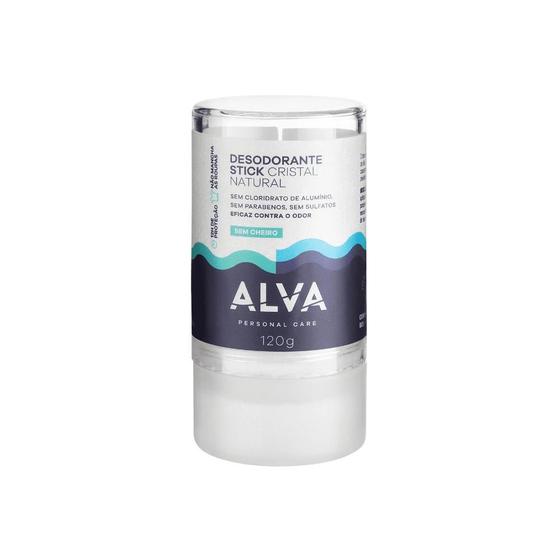 Imagem de Desodorante Cristal Stick Vegano sem aluminio e parabenos - 120g Alva