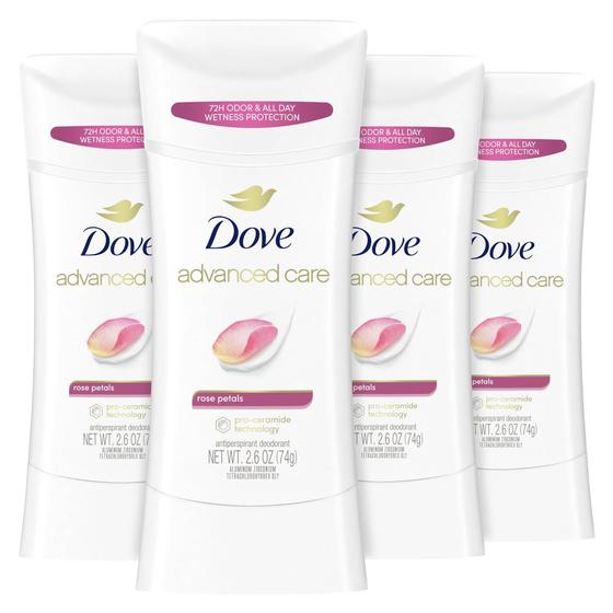 Imagem de Desodorante Dove Advanced Care Rose Petals - Antitranspirante Stick