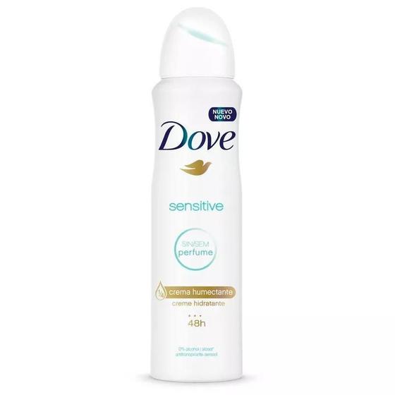 Imagem de Desodorante Dove Aerosol 150ml 89g Sensitive Sem Perfume