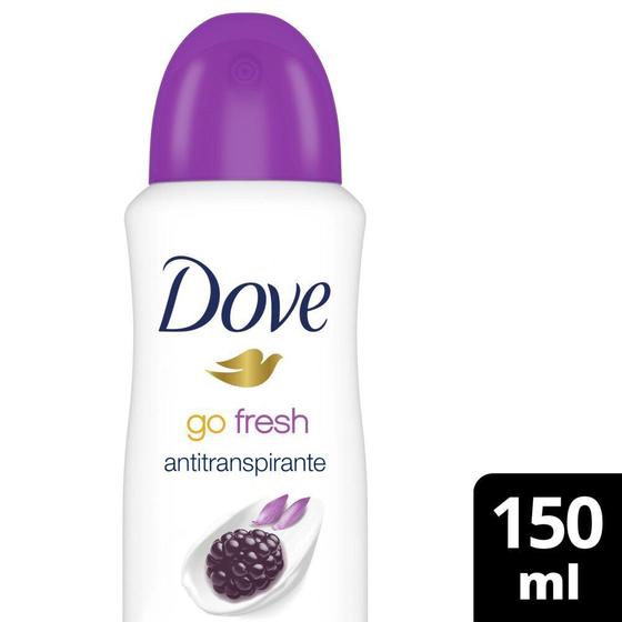 Imagem de Desodorante Dove Aerossol Feminino Go Fresh Amora e Flor de Lótus 150ml