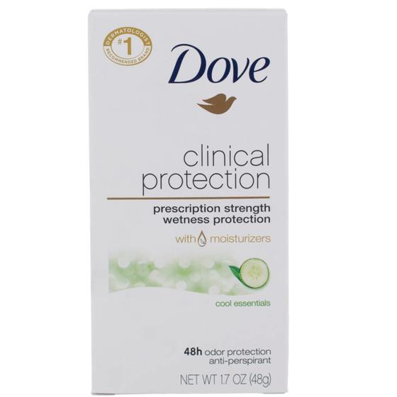 Imagem de Desodorante Dove Clinical Protection Cool Essentials, pacote com 3 unidades