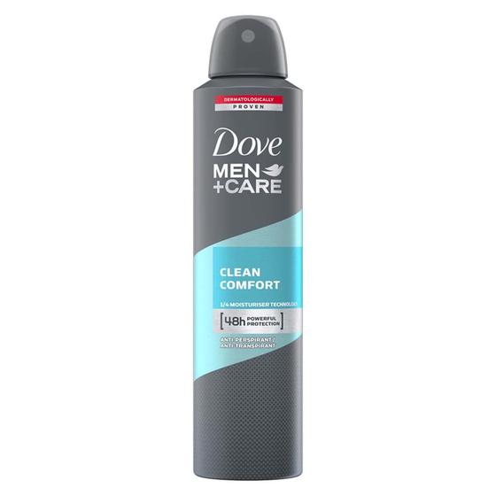 Imagem de Desodorante Dove MEN + CARE Clean Comfort 250 ml, pacote com 6