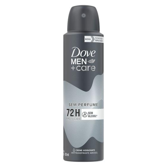 Imagem de Desodorante Dove Men + Care Sem Perfume Aerosol Antitranspirante 72h com 150ml