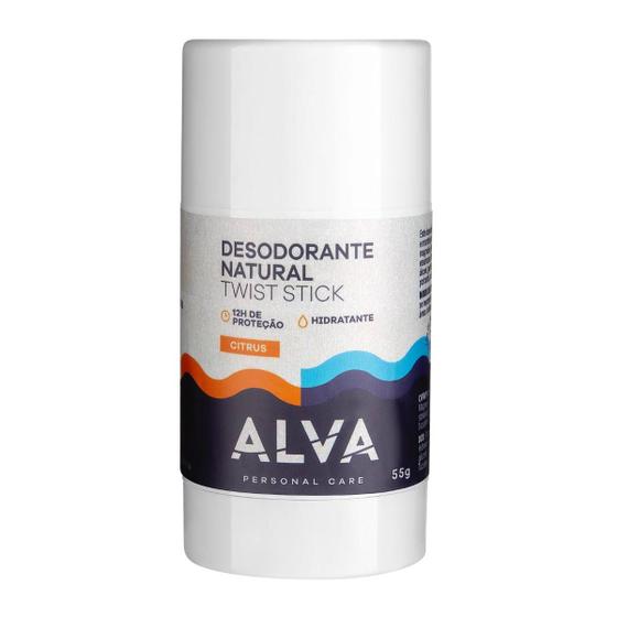 Imagem de Desodorante em Barra Alva Twist Stick Citrus Vegano 55g