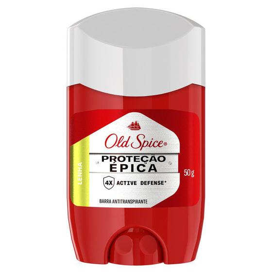 Desodorante em Barra Antitranspirante Old Spice Proteção Épica Lenha 50g Menor preço em Desodorante em Barra Antitranspirante Old Spice Proteção Épica Lenha 50g