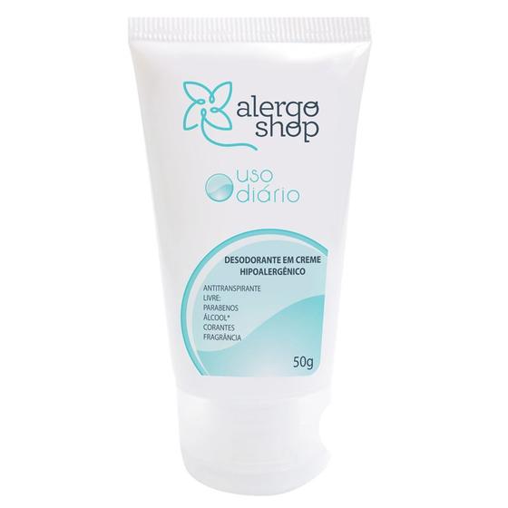 Imagem de Desodorante em Creme Hipoalergênico 50g Alergoshop