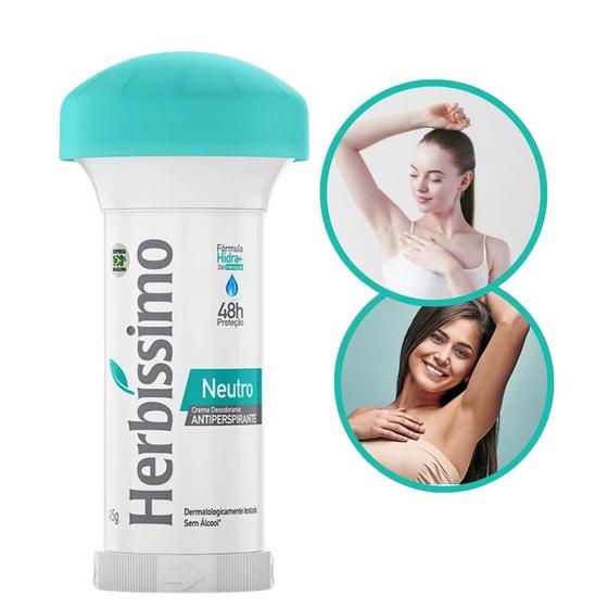 Imagem de Desodorante em Creme Stick Herbíssimo Twist Neutro com 45g