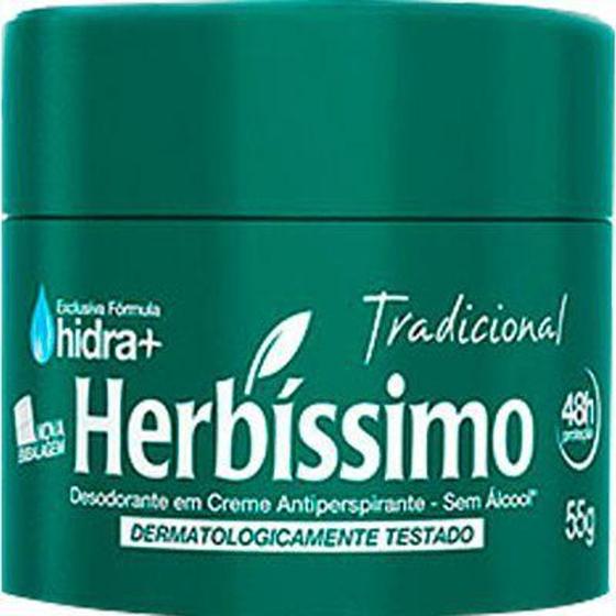 Desodorante em Creme Tradicional 55g Herbíssimo Menor preço em Desodorante em Creme Tradicional 55g Herbíssimo
