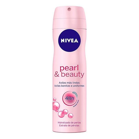 Imagem de Desodorante Feminino Nivea Pearl & Beauty Aerosol 150Ml