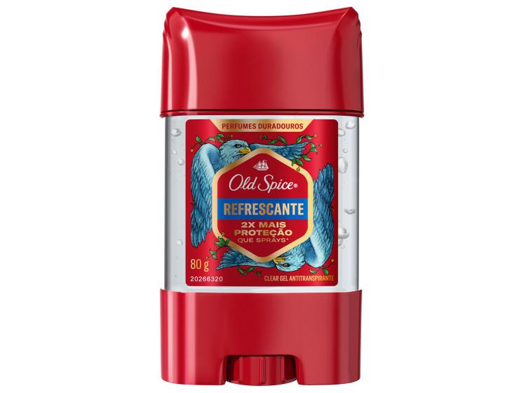 Imagem de Desodorante Gel Antitranspirante Old Spice Refrescante Masculino 72 Horas 80g
