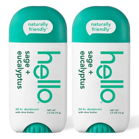 Imagem de Desodorante hello White Sage + Eucalyptus 75mL para mulheres e homens