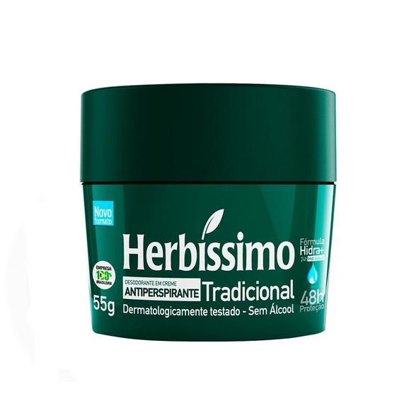 Desodorante Herbíssimo em Creme Antitranspirante Tradicional - 55g Menor preço em Desodorante Herbíssimo em Creme Antitranspirante Tradicional - 55g