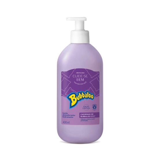 Imagem de Desodorante hidratante corporal cuide-se bem Bubbaloo uva - Boticário