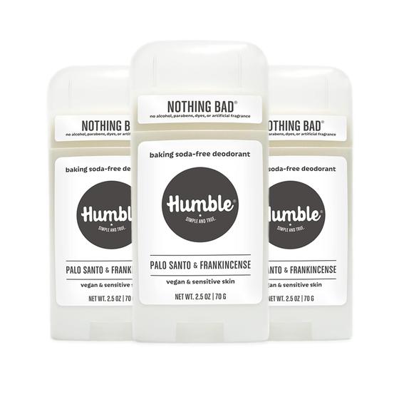 Imagem de Desodorante HUMBLE BRANDS, vegano, sem alumínio, 75mL, pacote com 3