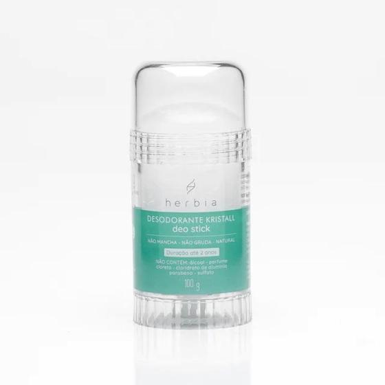 Desodorante Kristall Deo Stick 100g Herbia Natural Vegano Menor preço em Desodorante Kristall Deo Stick 100g Herbia Natural Vegano
