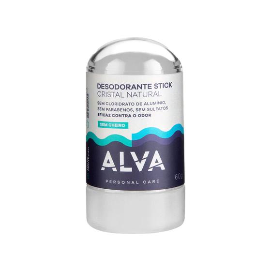 Imagem de Desodorante Kristall Deo Stick Natural  12h de Proteção - 60g - Alva