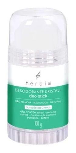 Imagem de Desodorante Kristall Deo Stick Retrátil 100G, Natural e Vegano, Herbia