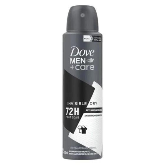 Imagem de Desodorante masculino antitranspirante dove men +care invisible dry aerosol 150ml