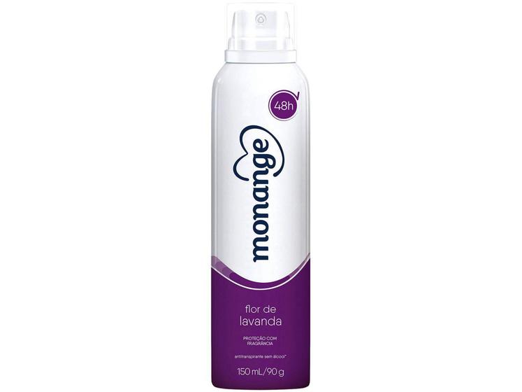 Imagem de Desodorante Monange Aerossol Hidratação Nutritiva - Flor de Lavanda Antitranspirante Feminino 150ml