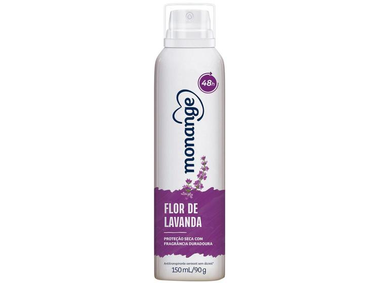 Imagem de Desodorante Monange Antitranspirante Aerossol - Feminino Flor de Lavanda 150ml