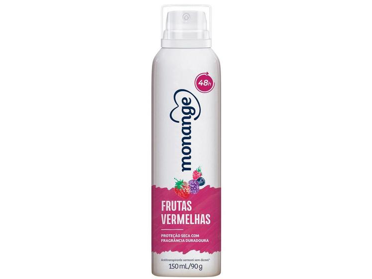 Imagem de Desodorante Monange Frutas Vermelhas Aerossol  - Antitranspirante Feminino 150ml