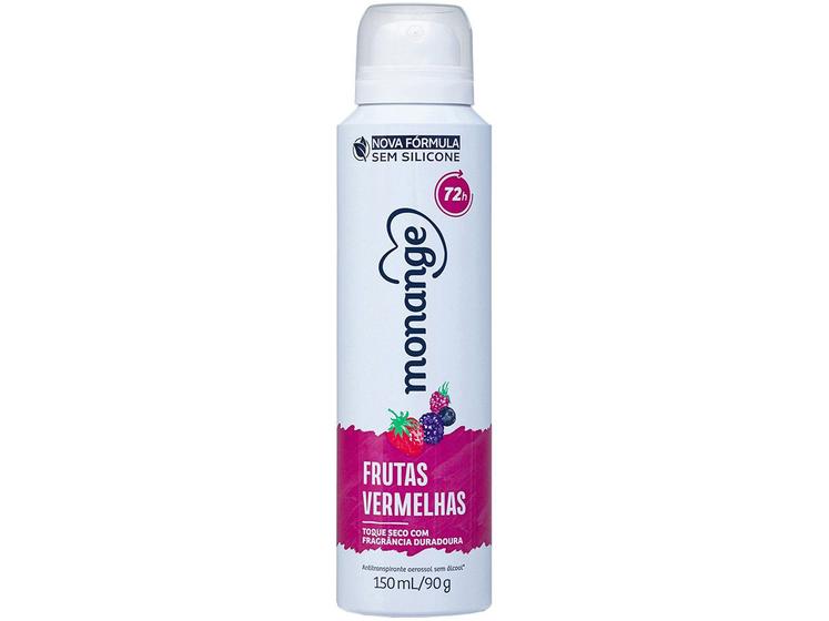 Desodorante Monange Frutas Vermelhas Aerossol Menor preço em Desodorante Monange Frutas Vermelhas Aerossol
