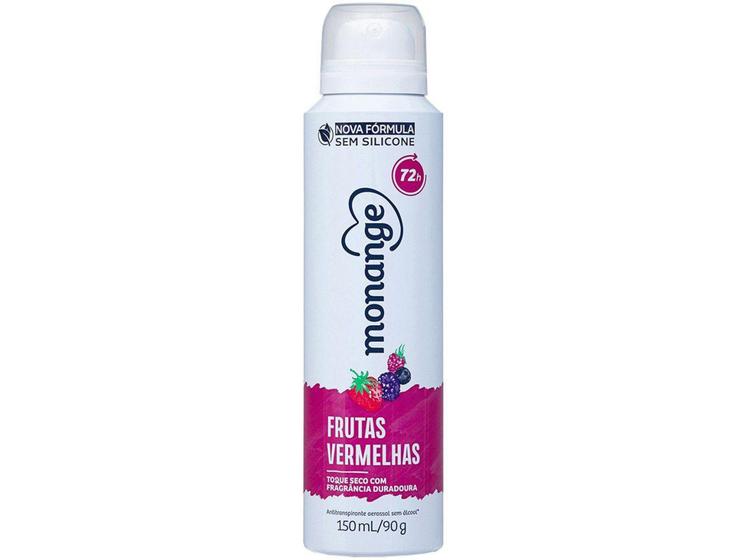 Imagem de Desodorante Monange Frutas Vermelhas Aerossol - Antitranspirante Feminino 72 Horas 150ml