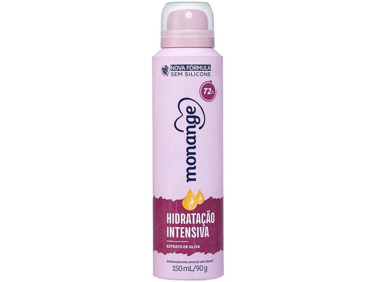 Imagem de Desodorante Monange Hidratação Intensiva Aerossol - Antitranspirante Feminino 72 Horas 150ml