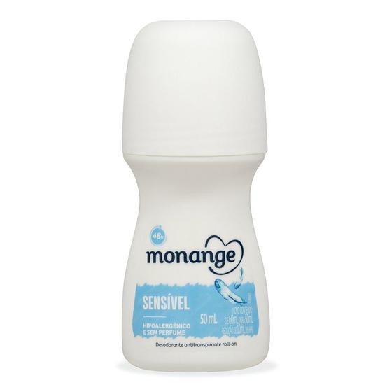 Imagem de Desodorante Monange Roll-On Sem Perfume Sensível 50ml