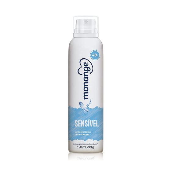 Desodorante Monange Sensível Sem Perfume Aerosol Antitranspirante 48h com 150ml é boa?
