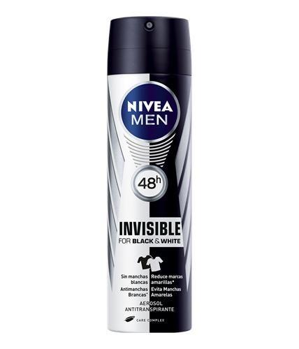 Imagem de Desodorante Nivea Men Aerosol Invisible For Black White 150ml