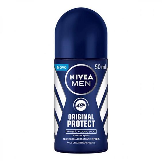 Imagem de Desodorante Nivea Men Original Protect Roll On Antitranspirante 48h com 50ml