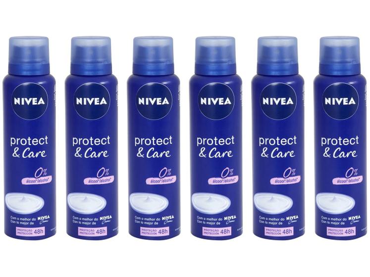 Desodorante Nivea Protect e Care Aerossol - Antitranspirante Feminino ...
