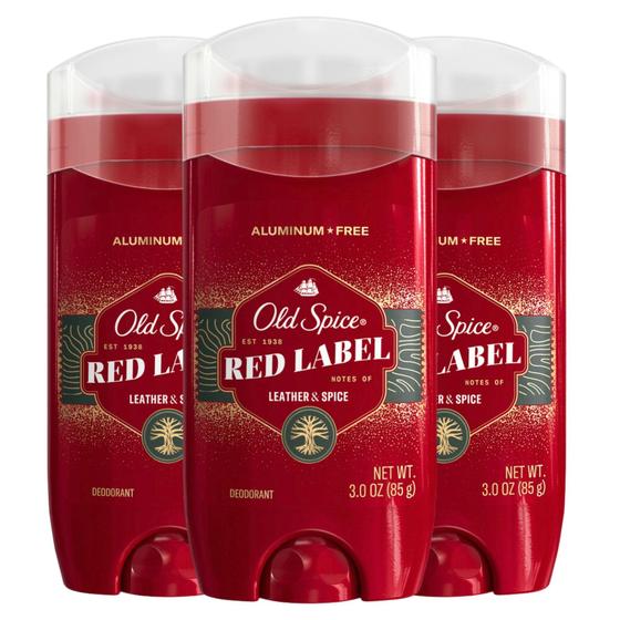 Imagem de Desodorante Old Spice Dynasty para Homens - Sem Alumínio - Kit com 3 Unidades (90ml cada)