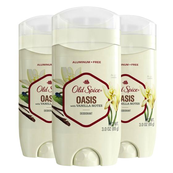 Imagem de Desodorante Old Spice Oasis com baunilha para homens 90 ml (pacote com 3)