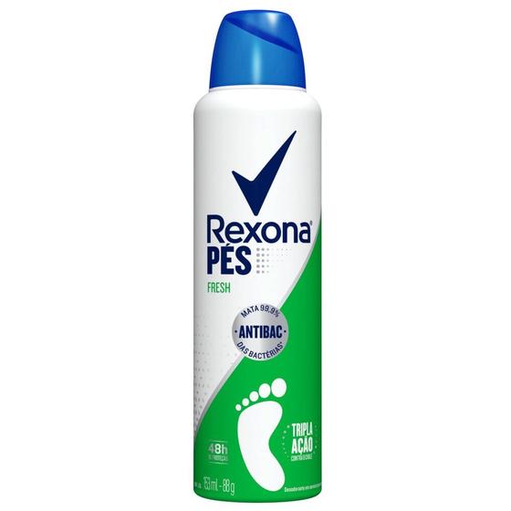 Imagem de Desodorante para os Pés Rexona Fresh Antibac Tripla Ação Aerosol 153ml