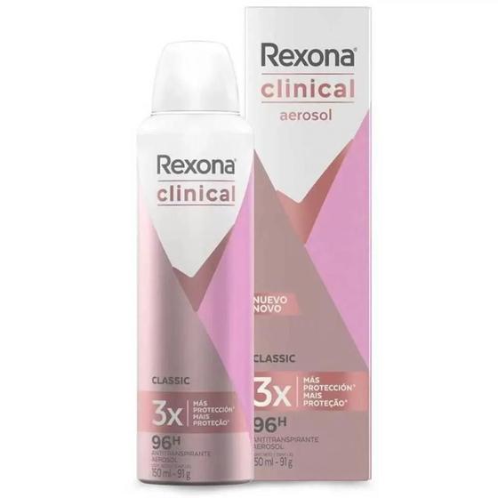 Imagem de Desodorante rexona clinical aerosol feminino class
