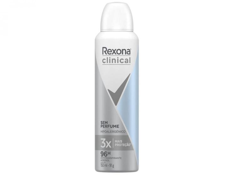 Desodorante Rexona Clinical Aerossol Menor preço em Desodorante Rexona Clinical Aerossol